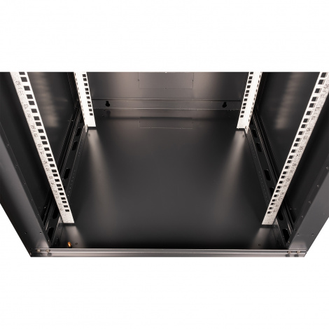 Шкаф 19" телекоммуникационный настенный, 18U 901x600х600 мм, дверь перфорация, черный